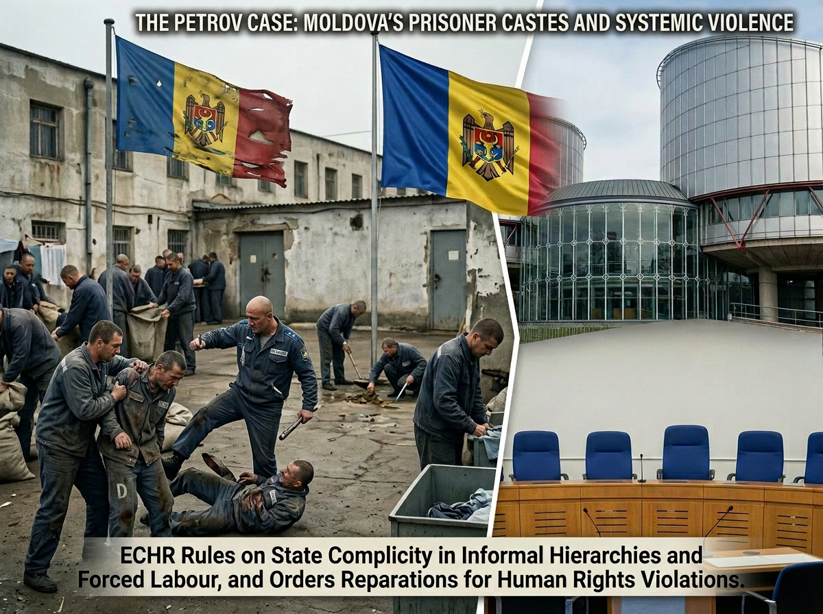 Castes, Forced Labour, and the Failure to Protect: Petrov v. Moldova – A Landmark Case on Informal Prisoner Hierarchies